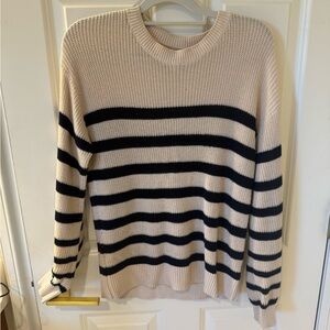 Velvet brand striped cotton sweater XS